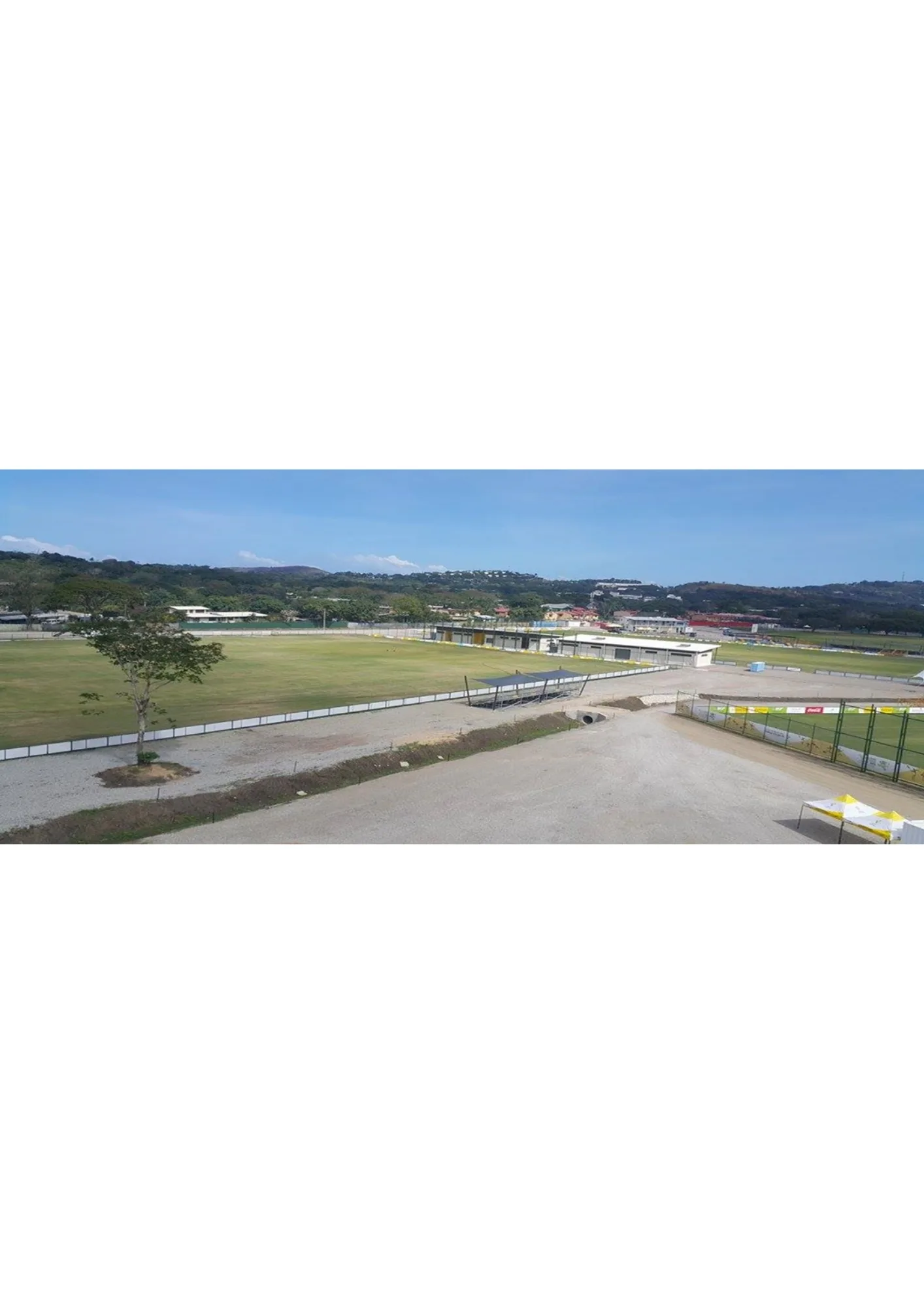 XV Pacific Games Bisini Parade Sports Facility — sports infrastructure construction by Associated Builders & Contractors Ltd, Port Moresby, Papua New Guinea (2014)